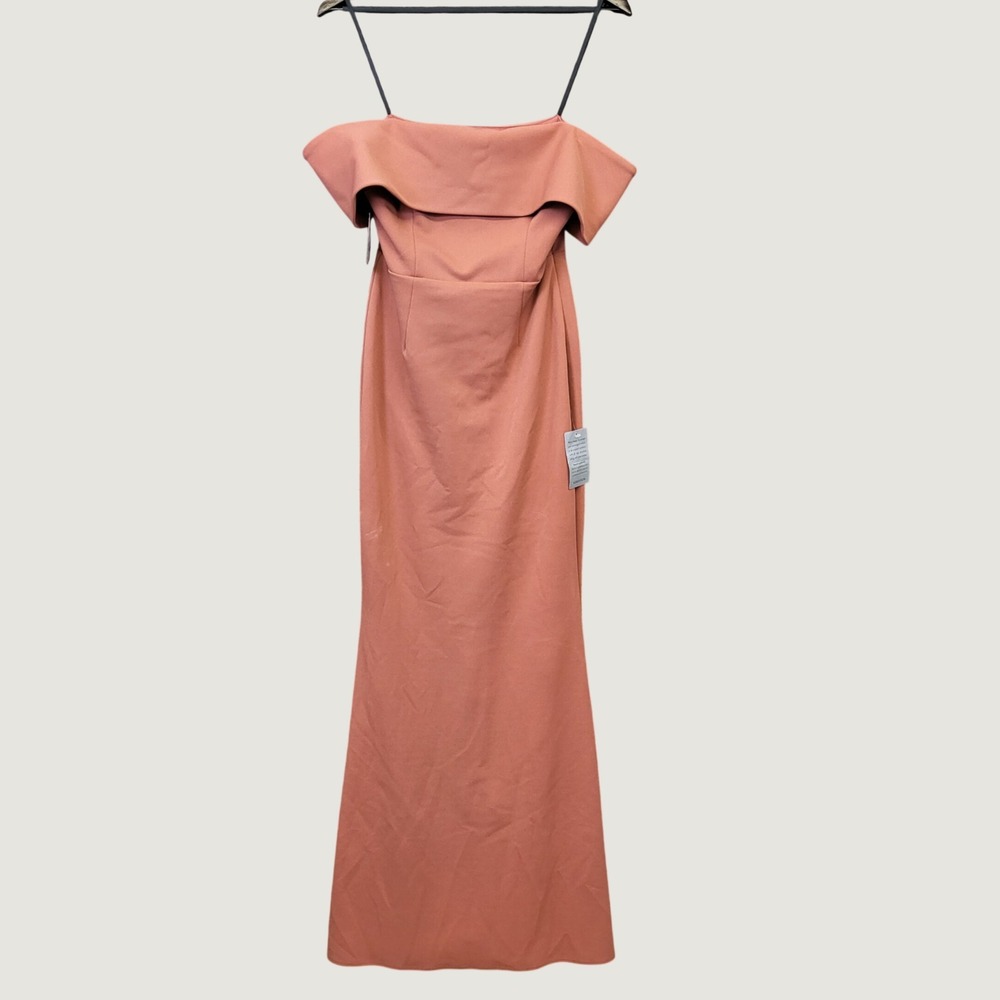 Katie May Legacy2 Dress Women M Rosewood Good Off Shoulder Mermaid Gown